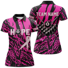 Load image into Gallery viewer, Breast Cancer Awareness Pink Camo Custom Women Billiard Shirts, 8 Ball Pool Pink Jerseys For Pooler TDM2354
