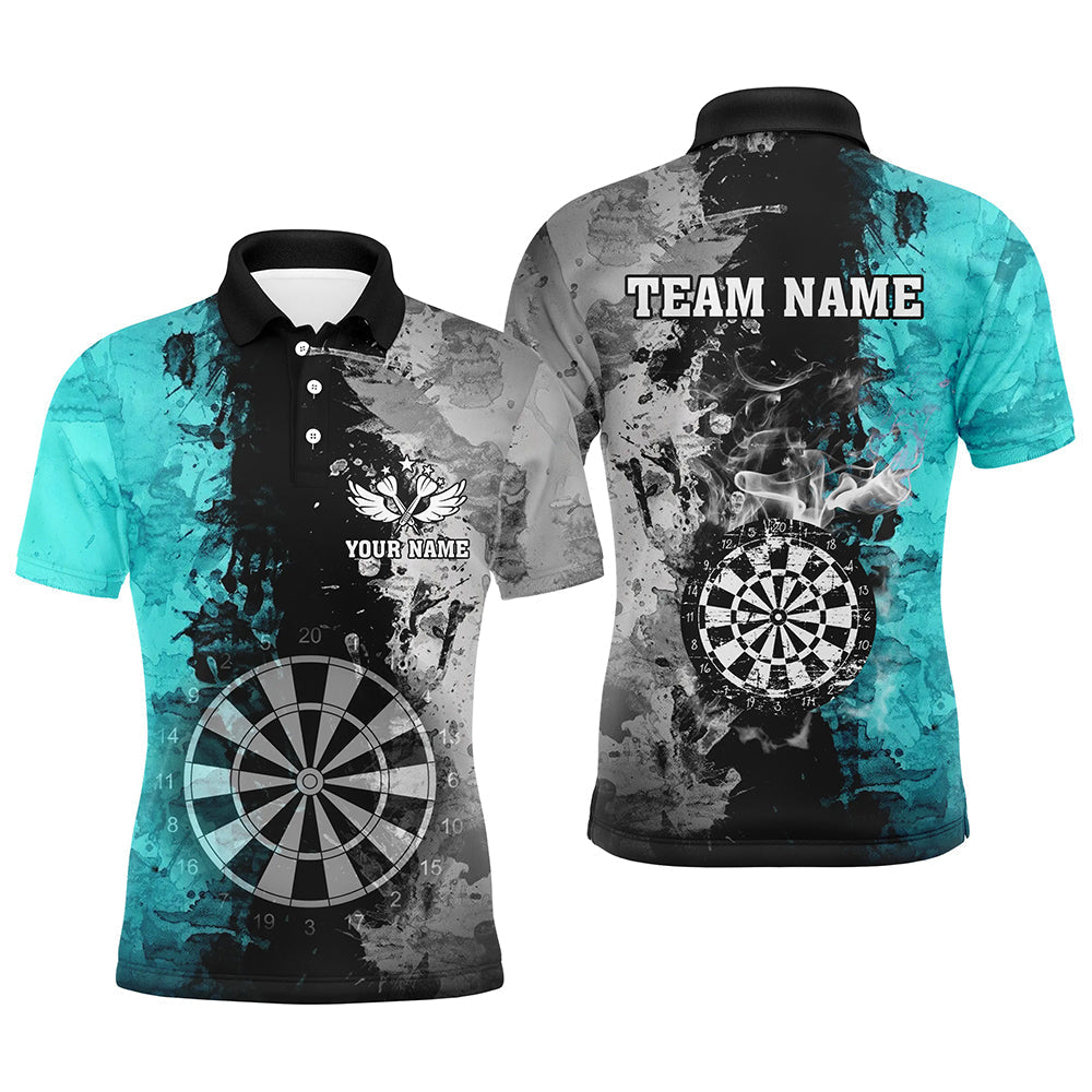 Personalized Multi-Color Dartboard Retro Grunge Men Darts Shirts Custom Darts Team Jerseys TDM1557