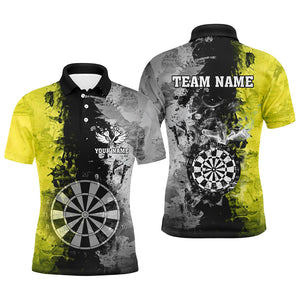 Personalized Multi-Color Dartboard Retro Grunge Men Darts Shirts Custom Darts Team Jerseys TDM1557