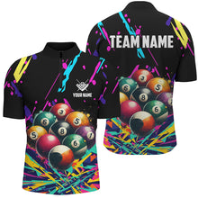 Load image into Gallery viewer, Personalized Colorful Billiard Balls 3D Printed Shirts For Men Custom Unique Billiard Apparel TDM1581
