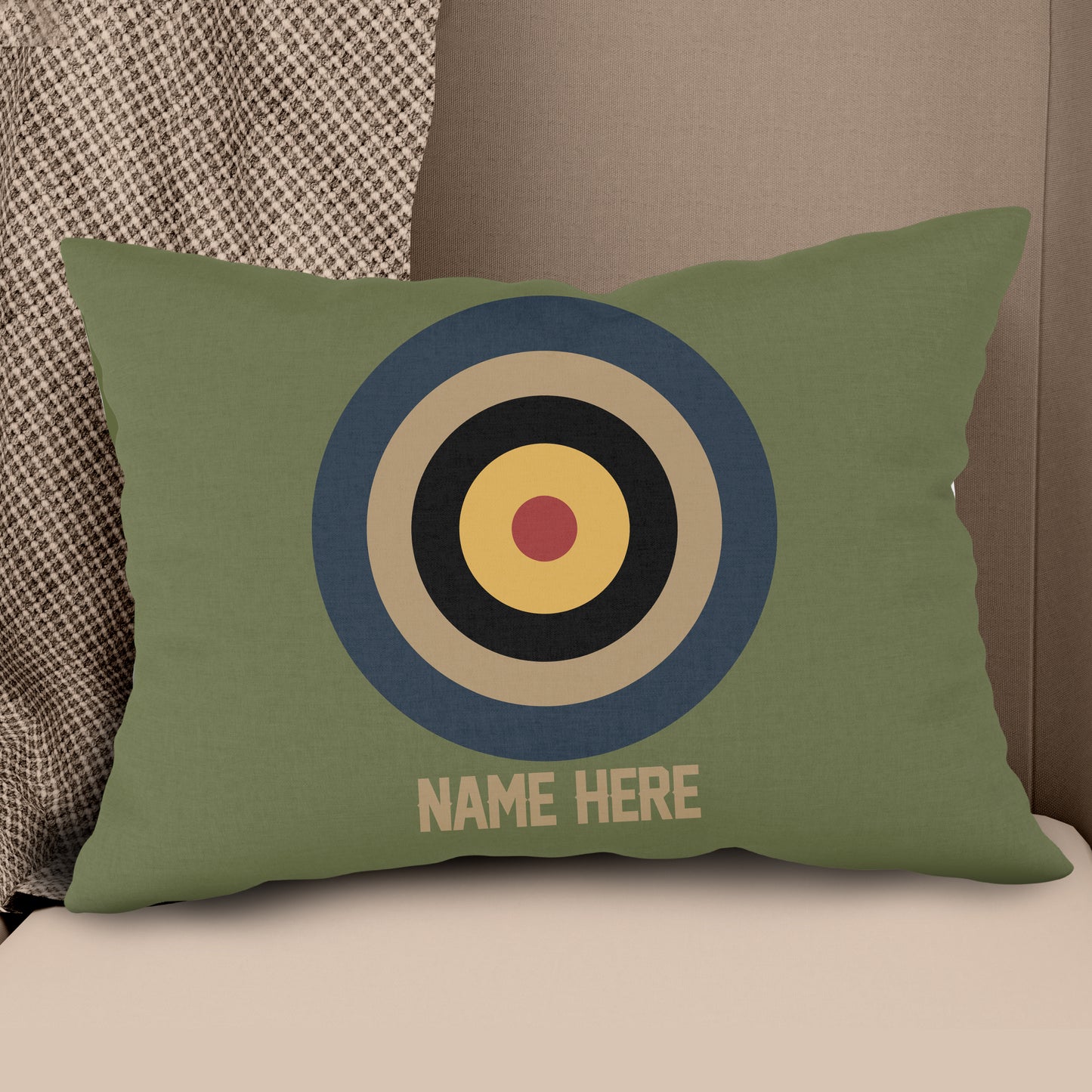 Personalized Archery Target Green Version Pillows, Best Archery Pillows TDM0867