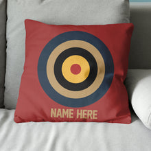 Load image into Gallery viewer, Personalized Archery Target Red Version Pillows, Best Archery Pillows TDM0868