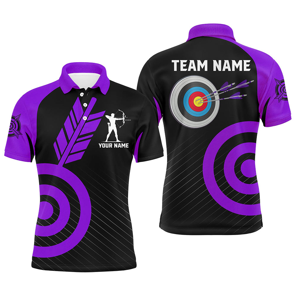 Personalized Purple Archery Jerseys For Men Custom Archery  Shirts Team League Archery Uniform TDM1949