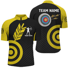 Load image into Gallery viewer, Personalized Yellow Archery Jerseys For Men Custom Archery  Shirts Team League Archery Uniform TDM1950