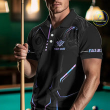 Load image into Gallery viewer, Customized 8 Ball Pool Crown Men's Billiard Shirts, Holographic Billiard Team Shirts, Pool Jerseys TDM5400