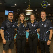 Load image into Gallery viewer, Customized 8 Ball Pool Crown Women's Billiard Shirts, Holographic Billiard Team Shirts, Pool Jerseys TDM5400