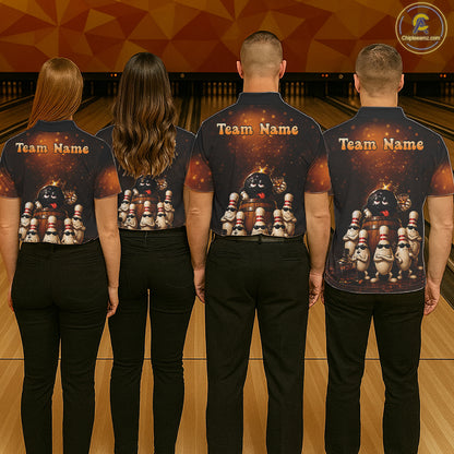 Funny Drunk Bowling Ball Bourbon Vintage Bowling Shirts for Men Custom Bowling Team Jersey TDM7477