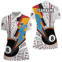 Load image into Gallery viewer, Personalized 8 Ball Pool Women Billiard Shirts Custom Unique Colorful Jerseys Billiard Team Shirts TDM2027