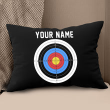 Load image into Gallery viewer, Personalized Black Pillow Archery 3d Target Best Archery Target Pillow TDM0747