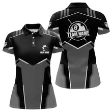 Load image into Gallery viewer, Billiard Jerseys For Women Custom Polo &amp; Quarter-Zip Billiard Shirts, Team Pooler Short Sleeve |White TDM3742