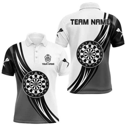 Personalized Crown Dart Shirt With Pocket Option For Men, Darts Team Jersey TDM3750