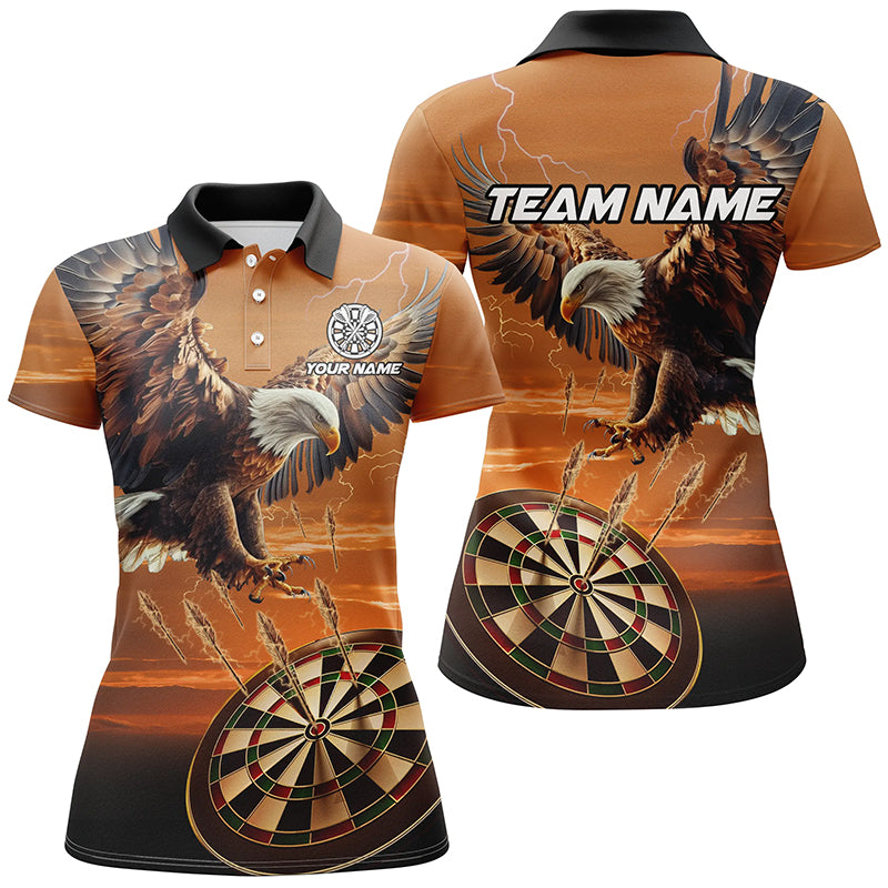 Personalized Dartboard Eagle 3D All Over Print Darts Shirts For Women Custom Team League Darts Jersey TDM2270