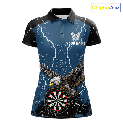 Personalized Eagle Darts Shirts For Women Custom Thunder Lightning Storm Darts League Team Jersey TDM7579