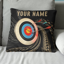 Load image into Gallery viewer, Personalized Archery 3d Target Tribal Pattern Pillow, Best Pillows Gifts TDM0785