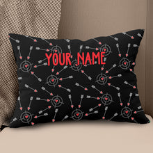 Load image into Gallery viewer, Customized Funny Archery With Hearts Throw Pillow, Valentine's Day Gifts TDM0801