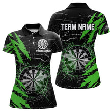 Load image into Gallery viewer, Black And Purple Darts Board Break Glass Custom Dart Shirts For Women, Darts Team Shirts Dart Jerseys TDM3495