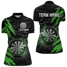 Load image into Gallery viewer, Black And Purple Darts Board Break Glass Custom Dart Shirts For Women, Darts Team Shirts Dart Jerseys TDM3495