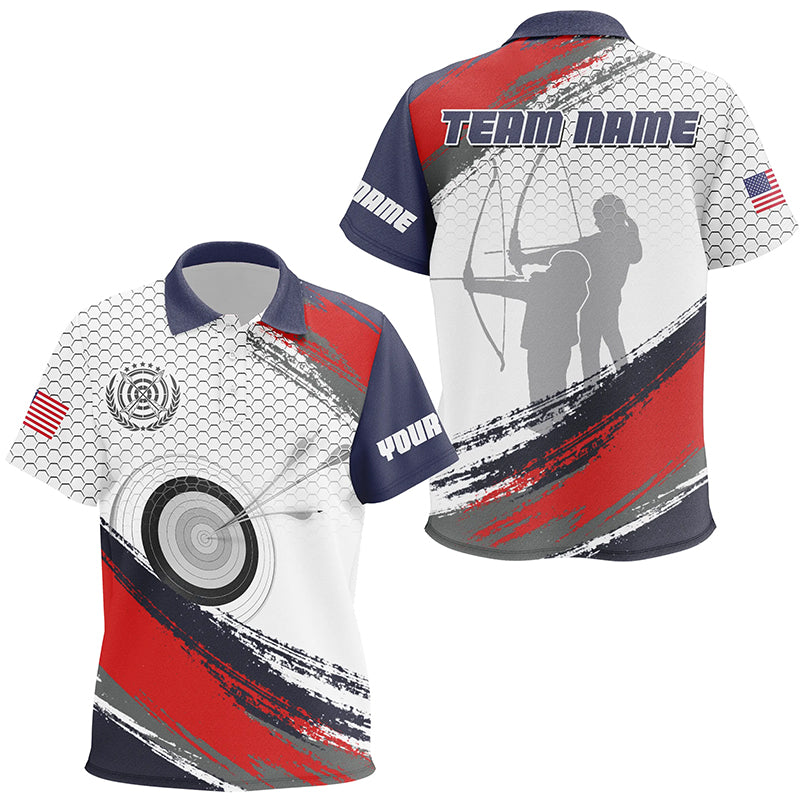 Personalized Archery Jersey 3D Target Full Printing Kid Polo Shirts Custom Archery Player Shirts TDM0436