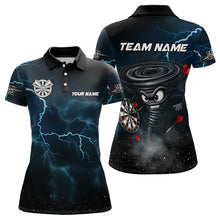 Load image into Gallery viewer, Personalized Thunder Lightning Tornado Custom Funny Dart Shirts For Women, Cool Dart Team Jerseys TDM3109