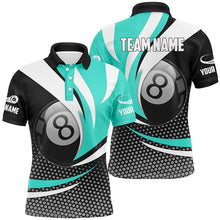 Load image into Gallery viewer, Personalized 8 Ball Billiard Turquoise Version 3D Shirts For Women Best Custom Gifts For Pooler TDM1543