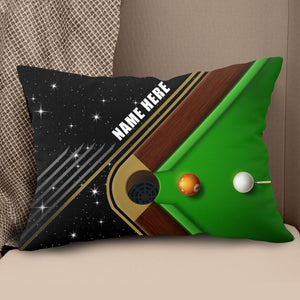 Customized Funny Billiard Pool Table Decoration Pillow, Billiard Pillows TDM0829