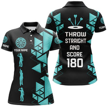 Load image into Gallery viewer, Darts Throw Straight And Score 180 Funny Dart Shirts For Women Custom Dart Saying Shirts Dart Jerseys TDM2882