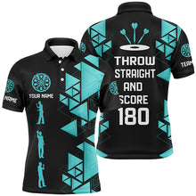 Load image into Gallery viewer, Darts Throw Straight And Score 180 Funny Dart Shirts For Men Custom Dart Saying Shirts Dart Jerseys TDM2882