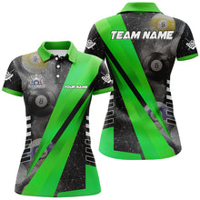 Load image into Gallery viewer, Best Custom Billiard Jerseys Uniform For Women, Personalized Tournament Billiard Shirts |Green TDM2140