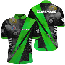 Load image into Gallery viewer, Best Custom Billiard Jerseys Uniform For Men, Personalized Tournament Billiard Shirts |Green TDM2140