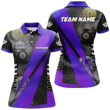 Load image into Gallery viewer, Best Custom Billiard Jerseys Uniform For Women, Personalized Tournament Billiard Shirts |Purple TDM2143