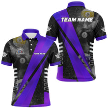 Load image into Gallery viewer, Best Custom Billiard Jerseys Uniform For Men, Personalized Tournament Billiard Shirts |Purple TDM2143