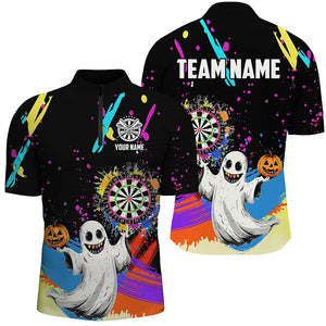 Colorful Dartboard Funny Ghost Custom Halloween Darts Shirts For Men Best Halloween Darts Gifts TDM2655