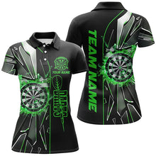 Load image into Gallery viewer, Personalized Green Break Glass 3D Darts Shirts For Women Custom Dart League Shirts Best Darts Jersey TDM2151
