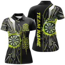 Load image into Gallery viewer, Personalized Yellow Break Glass 3D Darts Shirts For Women Custom Dart League Shirts Best Darts Jersey TDM2152