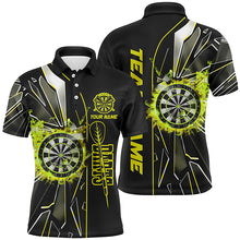 Load image into Gallery viewer, Personalized Yellow Break Glass 3D Darts Shirts For Men Custom Dart League Shirts Best Darts Jersey TDM2152