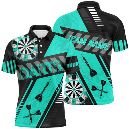 Personalized Multicolor Retro Dart Sport Polo Shirts Custom Darts Team Jerseys Uniform TDM1574