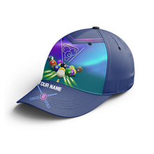 Load image into Gallery viewer, Personalized  Neon Light Billiard 3D All Over Print Hats Custom Name Billiard Classic Caps TDM0282