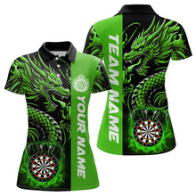 Load image into Gallery viewer, Custom Dragon Dart Shirts For Women, Personalized 3D Dart League Uniform Best Dart Jerseys |Red TDM3138