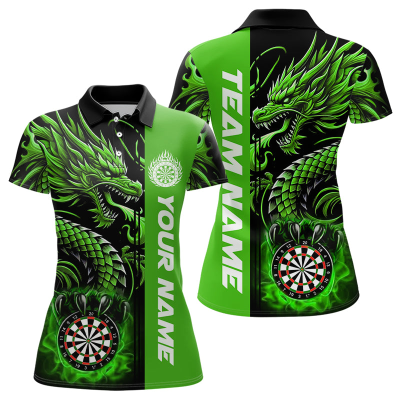 Custom Dragon Dart Shirts For Women, Personalized 3D Dart League Uniform Best Dart Jerseys |Red TDM3138