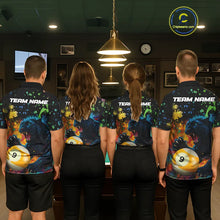 Load image into Gallery viewer, Colorful Splash Panther 8 Ball &amp; 9 Ball Billiard Shirt For Men Custom Funny Pool Team Jersey TDM5381