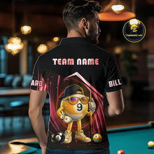 Load image into Gallery viewer, Red Funny 9 Ball Billiard Shirt For Men Custom Pool Team Shirt, Billiard Jersey Polo &amp; 1/4 Zip TDM6614
