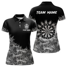 Load image into Gallery viewer, Icy Grey Light Womens Darts Polo &amp; Quarter Zip Shirts Custom Dart Shirts For Team Darts Jerseys TDM3376