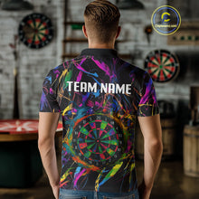 Load image into Gallery viewer, Funny Colorful Dartboard Graffiti Style Dart Shirts For Men Custom Darts Team Jerseys, Darts Gifts TDM4113