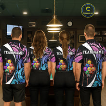 Load image into Gallery viewer, Personalized Tribal 9 Ball Billiard Shirt For Men Custom 9 Ball Pool Team Jersey Polo &amp; 1/4 Zip TDM6128