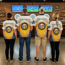 Load image into Gallery viewer, Funny Yellow Angry Beer Darts Shirt For Women Custom Darts Jersey Team Polo &amp; Quarter Zip TDM5569