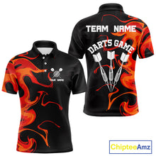 Load image into Gallery viewer, Custom Orange Splashed Color Dart Arrows Dart Shirts For Men, Dart Team Jerseys NYN0082