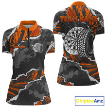 Load image into Gallery viewer, Wheels Dartboard Custom Splashed Color Dart Shirts For Women, Dart Team Jerseys NYN0083