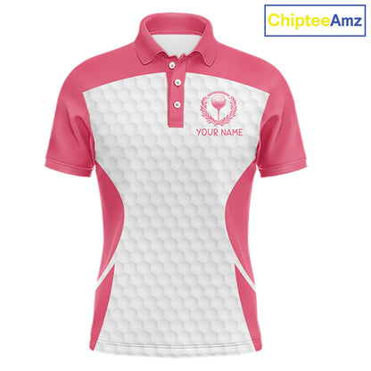 Mens Funny Golf Shirts Pub Flamingo Golf Clothing Custom Golf Team Polo, Golf Upf Shirts NYN2997