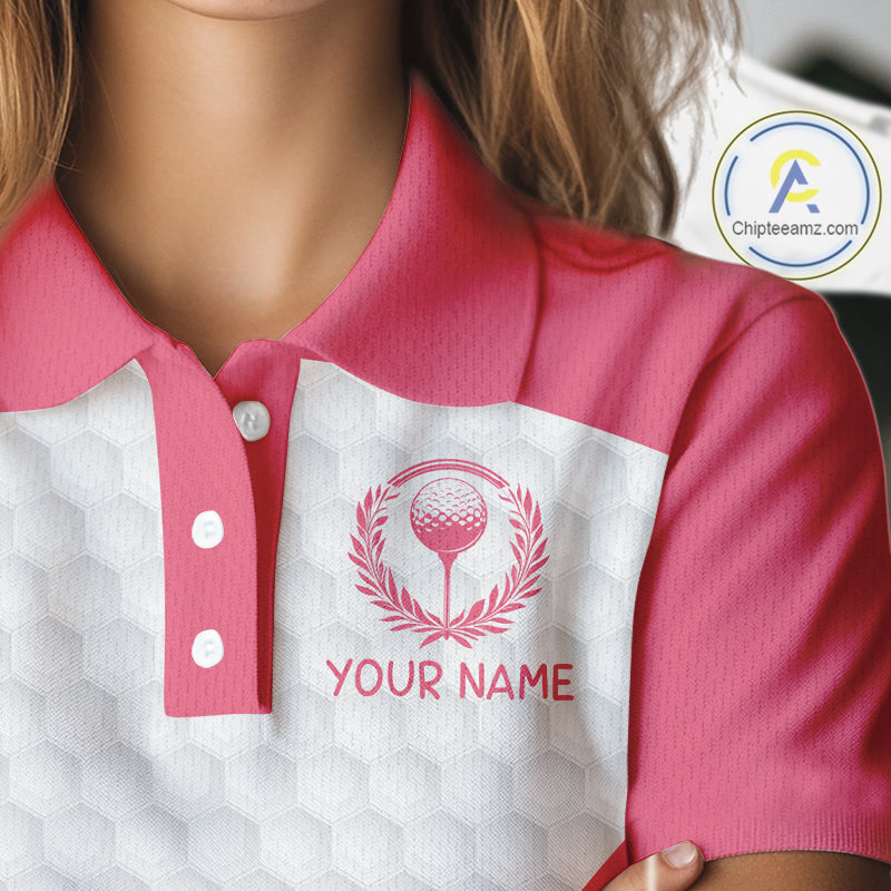 Womens Funny Golf Shirts Pub Flamingo Golf Clothing Custom Golf Team Polo, Golf Upf Shirts NYN2997