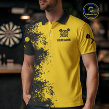 Load image into Gallery viewer, Grumpy Bee Dart Arrow Funny Darts Shirt For Men Custom Name &amp; Team For Darts Jersey NYN0695